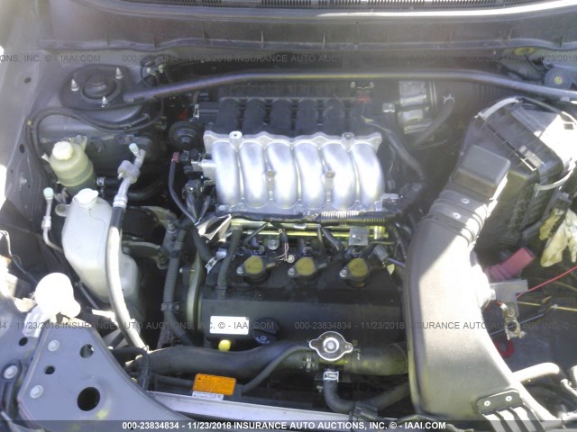 JA4MS31X47Z001435 - 2007 MITSUBISHI OUTLANDER ES/LS ნაცრისფერი ფოტო 10