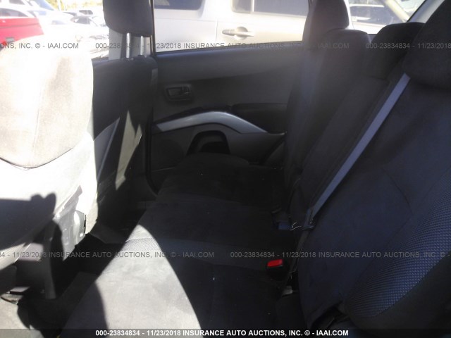 JA4MS31X47Z001435 - 2007 MITSUBISHI OUTLANDER ES/LS ნაცრისფერი ფოტო 8