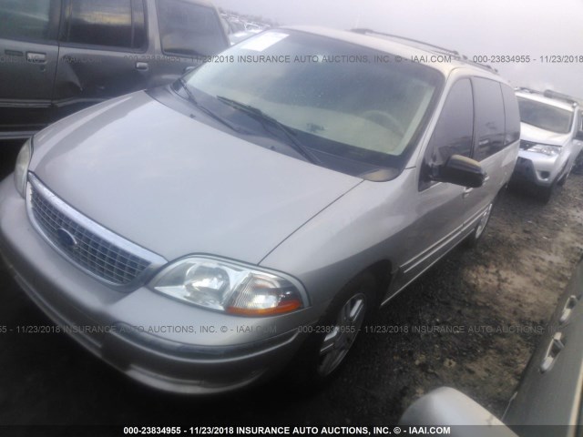 2FMZA52452BB83863 - 2002 FORD WINDSTAR SE GOLD photo 2