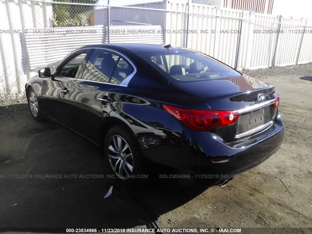 JN1BV7AP1FM350546 - 2015 INFINITI Q50 PREMIUM/SPORT BLACK photo 3