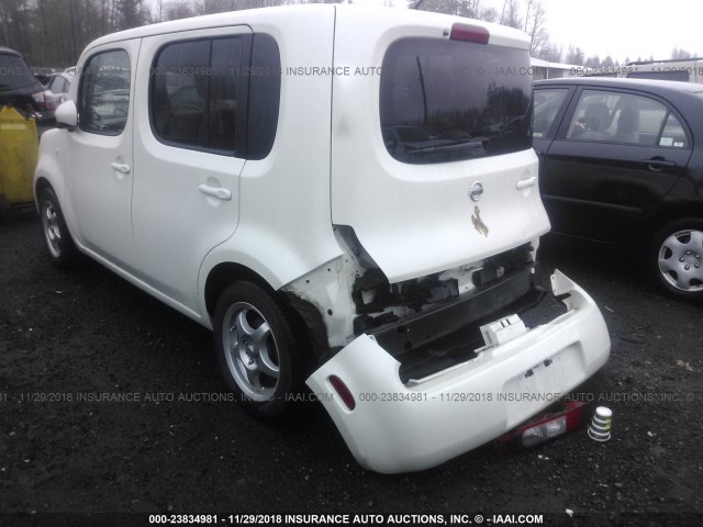 JN8AZ28R79T100461 - 2009 NISSAN CUBE S/SL WHITE photo 3