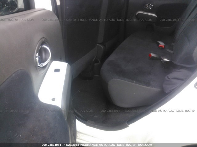 JN8AZ28R79T100461 - 2009 NISSAN CUBE S/SL WHITE photo 8