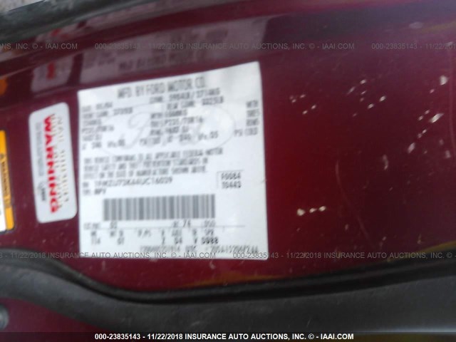 1FMZU73K44UC16039 - 2004 FORD EXPLORER XLT/XLT SPORT/NBX RED photo 9