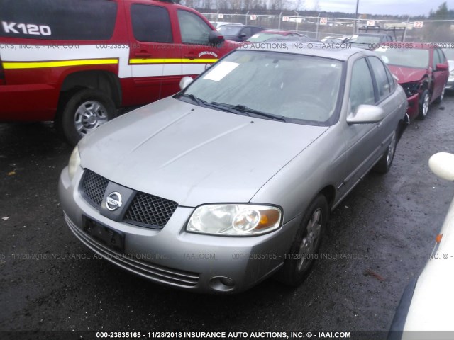 3N1CB51A15L462012 - 2005 NISSAN SENTRA 1.8S BEIGE photo 2