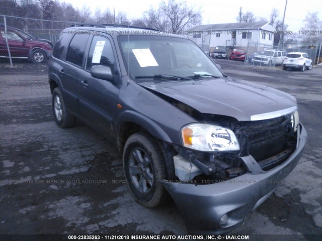 4F2CZ94135KM03623 - 2005 MAZDA TRIBUTE S GRAY photo 1