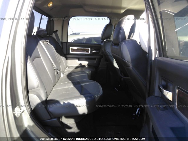 1C6RD7NT2CS285615 - 2012 DODGE RAM 1500 LARAMIE GRAY photo 8