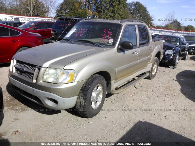 1FMZU67E93UA65664 - 2003 FORD EXPLORER SPORT TR  GOLD photo 2