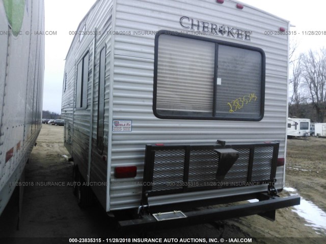 4X4FCKA27DX114212 - 2013 CHEROKEE TRAVEL TRAILER  WHITE photo 3