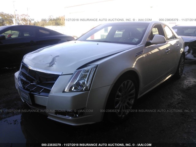 1G6DP5EV3A0131619 - 2010 CADILLAC CTS PREMIUM COLLECTION WHITE photo 2