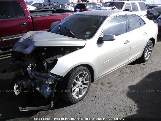1G11C5SA9DF280611 - 2013 CHEVROLET MALIBU 1LT ვერცხლისფერი ფოტო 2