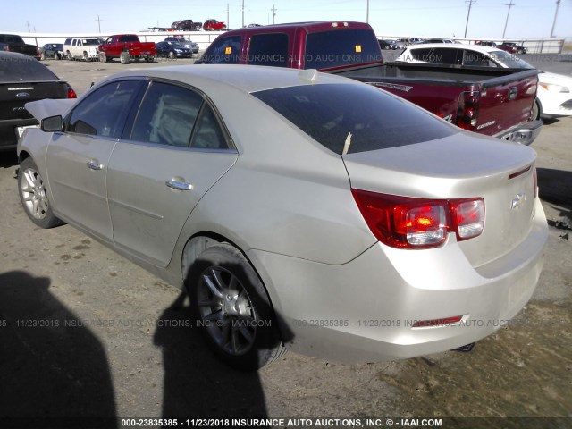 1G11C5SA9DF280611 - 2013 CHEVROLET MALIBU 1LT ვერცხლისფერი ფოტო 3
