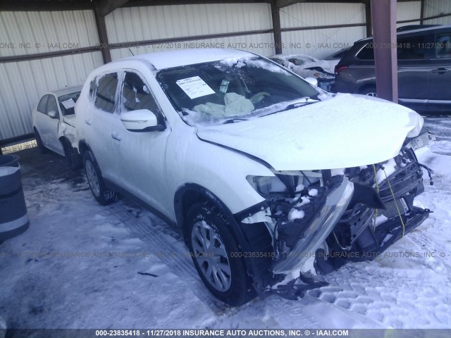 5N1AT2MV3EC837422 - 2014 NISSAN ROGUE S/SL/SV WHITE photo 1