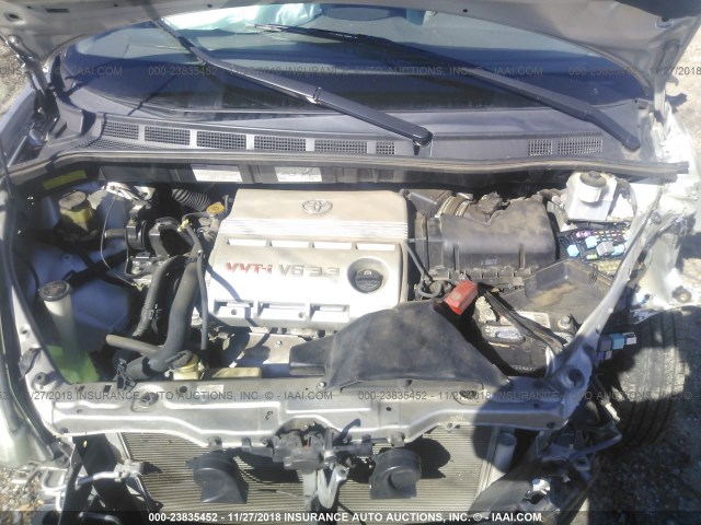 5TDZA23C55S254264 - 2005 TOYOTA SIENNA CE/LE SILVER photo 10