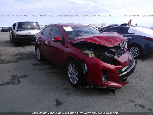 JM1BL1W57C1673309 - 2012 MAZDA 3 S RED photo 1