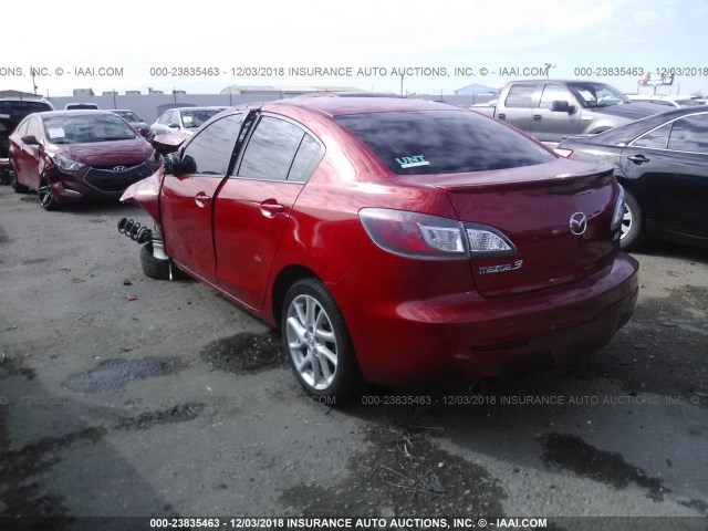 JM1BL1W57C1673309 - 2012 MAZDA 3 S RED photo 3