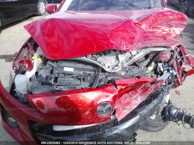 JM1BL1W57C1673309 - 2012 MAZDA 3 S RED photo 6