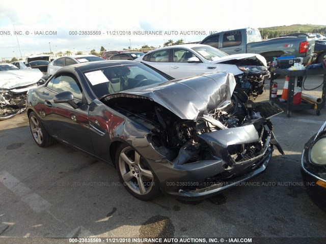 WDDPK4HA6FF113976 - 2015 MERCEDES-BENZ SLK 250 GRAY photo 1