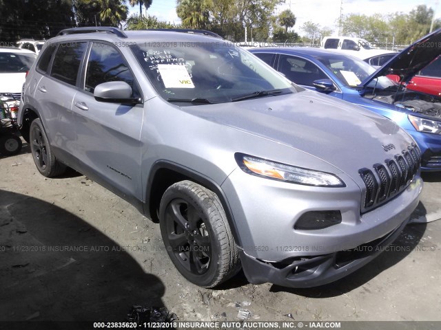 1C4PJLCS9GW238107 - 2016 JEEP CHEROKEE LATITUDE SILVER photo 1