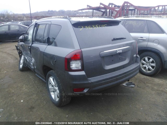 1C4NJCEB7FD308685 - 2015 JEEP COMPASS LATITUDE GRAY photo 3