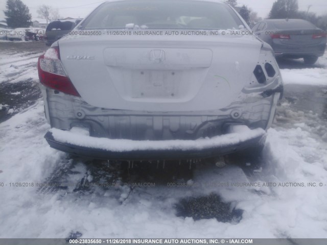 19XFB2F97CE028928 - 2012 HONDA CIVIC EXL SILVER photo 6