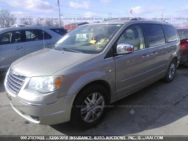 2A8HR64X88R687354 - 2008 CHRYSLER TOWN & COUNTRY LIMITED Pewter photo 2