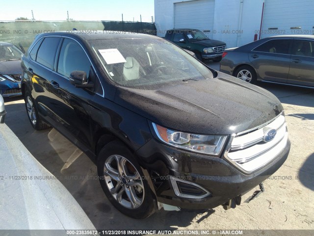 2FMPK3K92JBB06385 - 2018 FORD EDGE TITANIUM BLACK photo 1