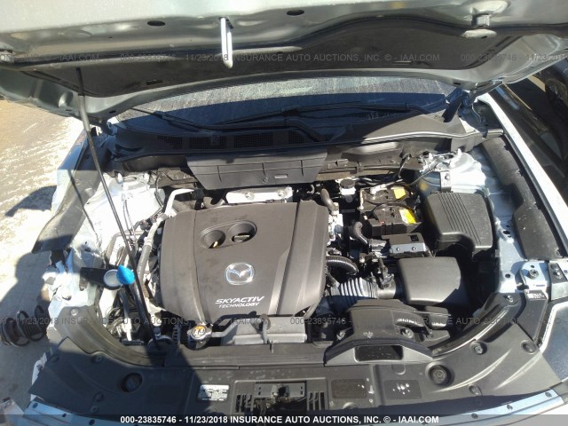 JM3KFACM0J0348224 - 2018 MAZDA CX-5 TOURING SILVER photo 10