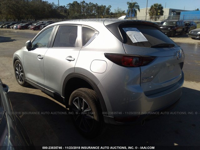 JM3KFACM0J0348224 - 2018 MAZDA CX-5 TOURING SILVER photo 3