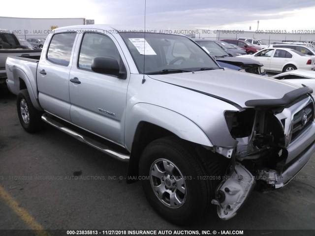 5TELU42N97Z338508 - 2007 TOYOTA TACOMA DOUBLE CAB 银色 照片 6