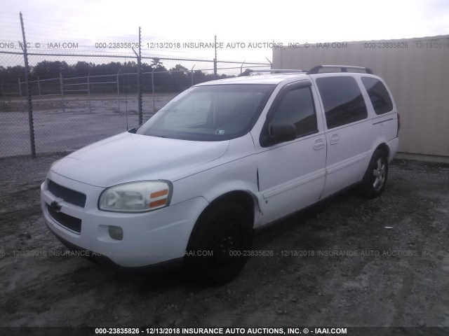 1GNDV33127D161730 - 2007 CHEVROLET UPLANDER LT WHITE photo 2