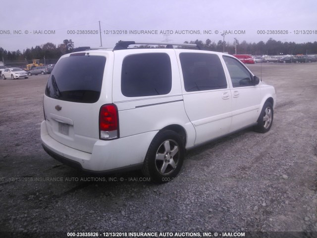 1GNDV33127D161730 - 2007 CHEVROLET UPLANDER LT WHITE photo 4