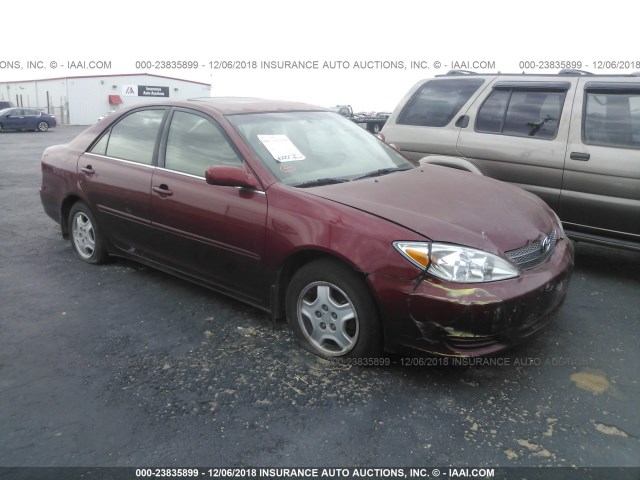 4T1BF32K43U044048 - 2003 TOYOTA CAMRY LE/XLE/SE RED photo 1