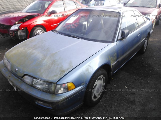 JH4DA9364MS016780 - 1991 ACURA INTEGRA GS BLUE photo 2