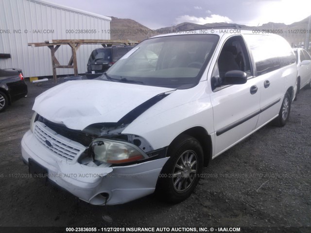 2FMZA51423BA70360 - 2003 FORD WINDSTAR LX WHITE photo 2