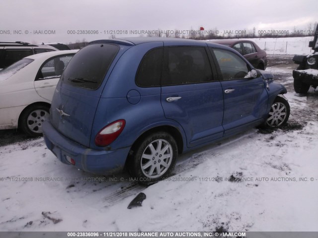 3A8FY68B66T356498 - 2006 CHRYSLER PT CRUISER LIMITED BLUE photo 4