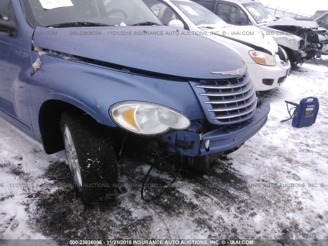 3A8FY68B66T356498 - 2006 CHRYSLER PT CRUISER LIMITED BLUE photo 6