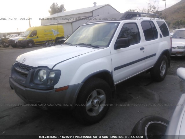 5N1ED28T52C591038 - 2002 NISSAN XTERRA XE/SE WHITE photo 2