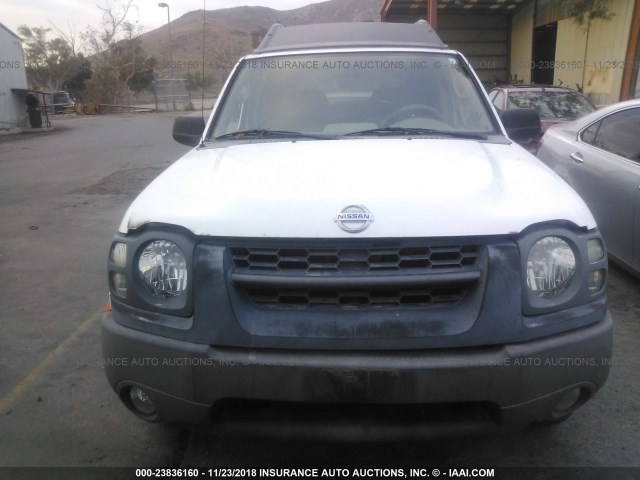 5N1ED28T52C591038 - 2002 NISSAN XTERRA XE/SE WHITE photo 6