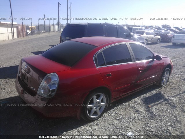 1N4AL11D04C172039 - 2004 NISSAN ALTIMA S/SL RED photo 4