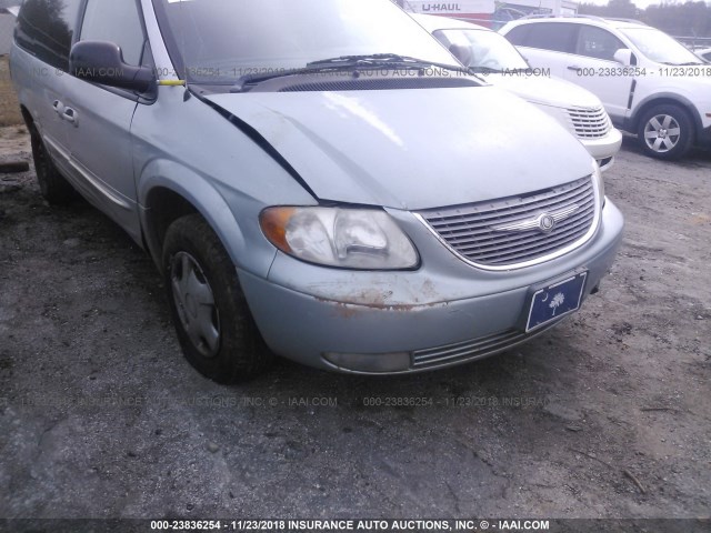 2C4GP54L82R616209 - 2002 CHRYSLER TOWN & COUNTRY LXI BLUE photo 6