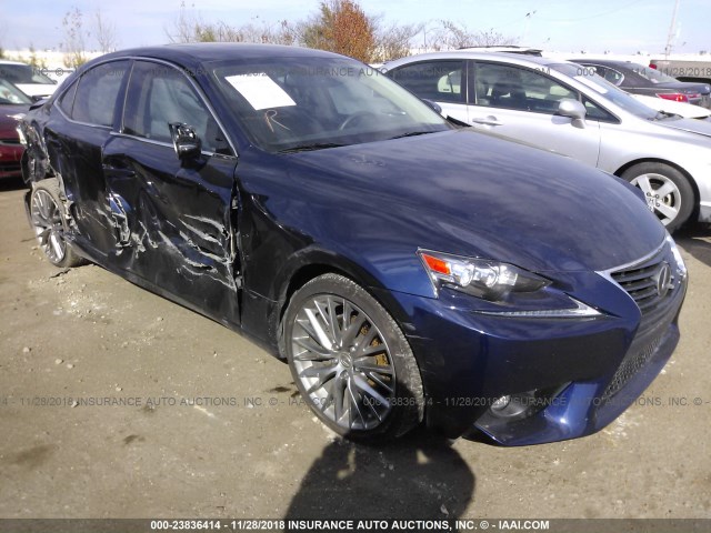 JTHCF1D26F5022477 - 2015 LEXUS IS 250 BLUE photo 1