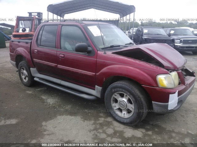 1FMZU67E53UB04685 - 2003 FORD EXPLORER SPORT TR  BURGUNDY photo 1