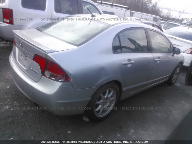 JHMFA36206S022979 - 2006 HONDA CIVIC HYBRID SILVER photo 4