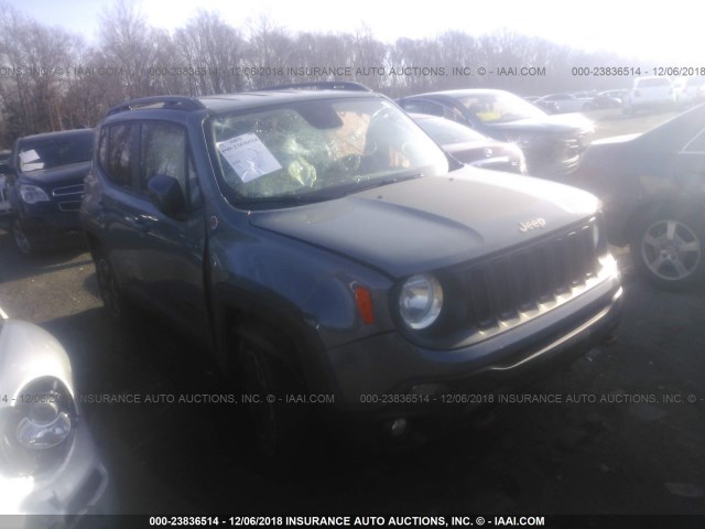 ZACCJBCT6GPD50295 - 2016 JEEP RENEGADE TRAILHAWK GRAY photo 1