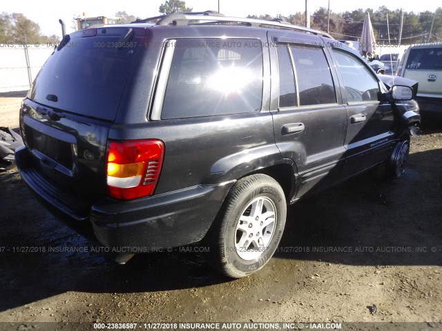 1J4GX48SX4C413159 - 2004 JEEP GRAND CHEROKEE LAREDO/COLUMBIA/FREEDOM 黑色 照片 4