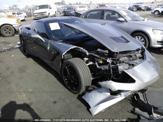 1G1YB2D77G5108380 - 2016 CHEVROLET CORVETTE STINGRAY/1LT GRAY photo 1