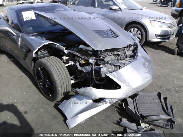 1G1YB2D77G5108380 - 2016 CHEVROLET CORVETTE STINGRAY/1LT GRAY photo 6