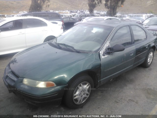 1B3EJ46X6XN618016 - 1999 DODGE STRATUS GREEN photo 2