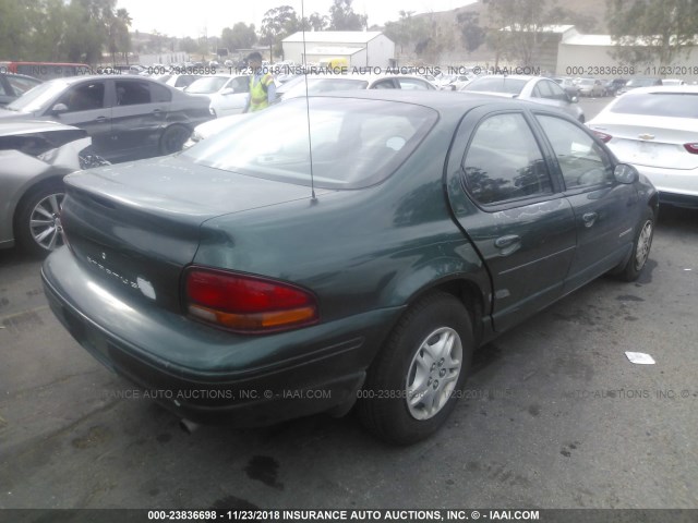 1B3EJ46X6XN618016 - 1999 DODGE STRATUS GREEN photo 4
