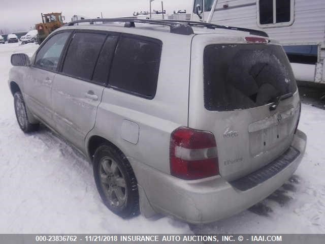 JTEEP21A960171533 - 2006 TOYOTA HIGHLANDER LIMITED SILVER photo 3